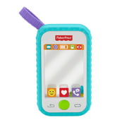 Fisher-Price Selfie Fun Phone, Baby Rattle, Mirror and Teething Toy