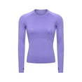 thumbnail image 4 of Summer Tops for Women, Women Blouses, Women's Long Sleeve Fitness Shirt Seamless Yoga Tops Breathable Running Apparel Slim Fit Sportswear for Active, 4 of 4