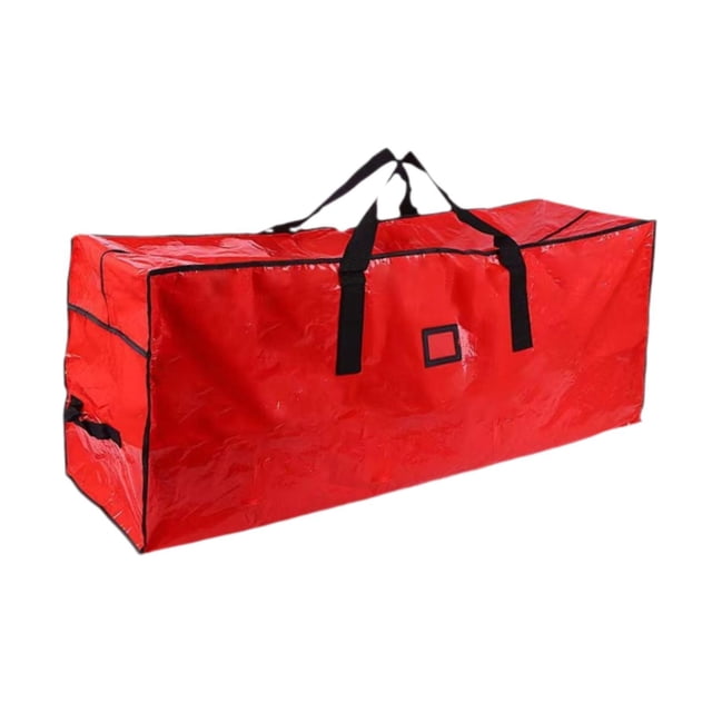 GUOOL Sac de Rangement pour Arbre de Noël Sac de Transport Protection PE Rangement pour Arbre de Noël Rouge S