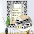 thumbnail image 3 of DESIGN ART Designart 'Scandinavian 6' Mid-Century Mirror - Vanity Printed Mirror 27.6 in. wide x 39.4 in. high, 3 of 4
