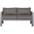 thumbnail image 1 of Cabo Causeuse en Aluminium avec Cadre Gris, Coussin Charbon, 1 of 4