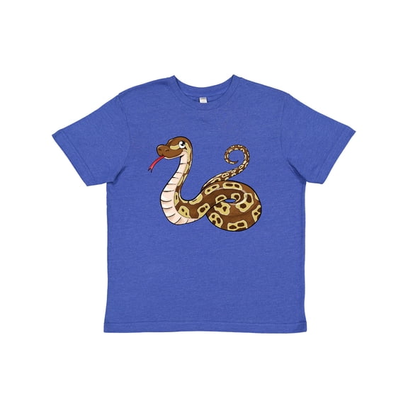 Inktastic Cute and Cuddly Ball Python Snake Youth T-Shirt