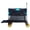 Black 55, variant on Heavy Duty Folding Wagon Garden Cart for Beach Shopping Camping - 150 lbs Capacity, Blue Metal Frame