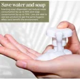 thumbnail image 2 of 8Oz Square Pump Foaming Soap Dispenser 3 Pack Clear Foamer Bottle W/ Lock Pump, 2 of 6