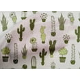 thumbnail image 5 of oneOone Silk Tabby Fabric Leaves & Floral Block Printed Craft Fabric BTY 42 Inch Wide, 5 of 5