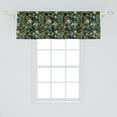 thumbnail image 2 of Ambesonne Tropical Window Valance, Palm Plumeria and Bird, 54" X 18", Multicolor, 2 of 3
