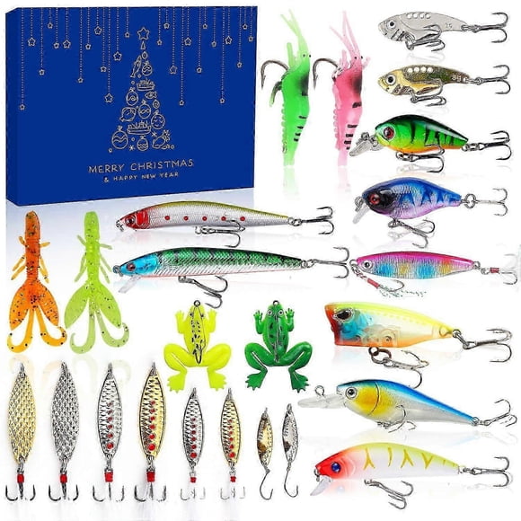 Christmas Fishing Lure Advent Calender