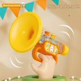 thumbnail image 2 of Little Rabbit Horn Children's Toy, Baby Will Blow Cartoon Harmonica Baby Whistle Musical Instrument, Easter gift, 2 of 5