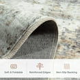 thumbnail image 5 of 8x10 Area Rugs for Living Room, Abstract Neutral Large Washable Rug, Indoor Soft Non-Slip Floor Carpet for Bedroom Dining Room Home Decor, Brown/Grey, 5 of 7