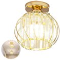 thumbnail image 4 of Lámpara Colgante De Cristal Con Bombilla Lámpara Colgante De Estilo Industrial Retro Buen Efecto De Iluminación Luz De Techo Fácil De Instalar Para La Decoración Del Dormitorio Del Comedor seitruly HA026786-02, 4 of 6