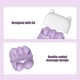 thumbnail image 5 of Rodillo de hielo para la cara y los ojos: masajeador facial 2 en 1, herramienta de enfriamiento de sílice púrpura, dispositivo de belleza apto para viajes para mujeres, reduce la hinchazón, rodillo, 5 of 7