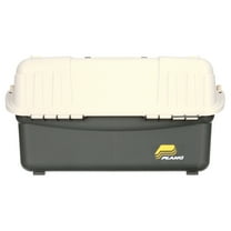 Plano 6-Tray Hip Roof Large Tackle Storage Box, Green/Sand