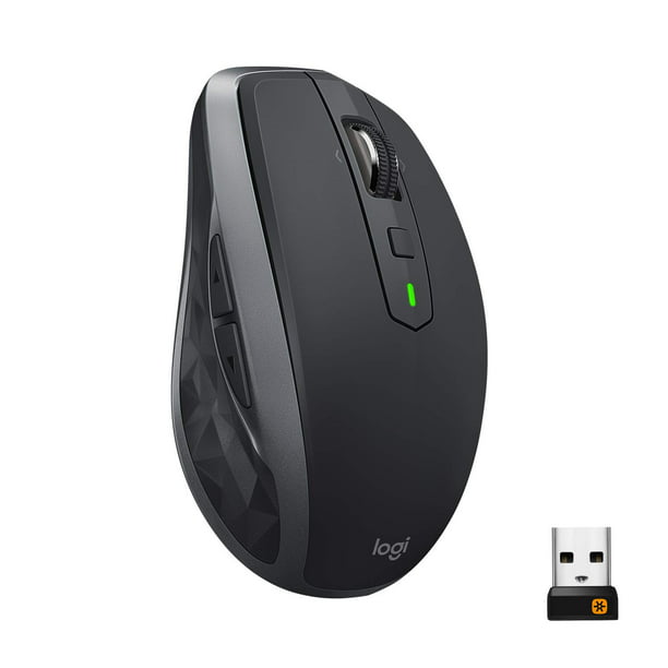 fringe mild Historian Logitech MX Anywhere 2S Wireless Mouse – Use On Any Surface, Hyper-Fast  Scrolling, Rechargeable, Control up to 3 Apple Mac and Windows Computers  and laptops (Bluetooth or USB), Graphite - Walmart.com