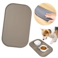 thumbnail image 2 of Goowood Dog Feeding Mat Silicone Dog Food Mat with Raised Edge Waterproof Tray for Dog Bowls Large Nonslip Easy Clean Pet Mat for Dogs and Cats, 2 of 9