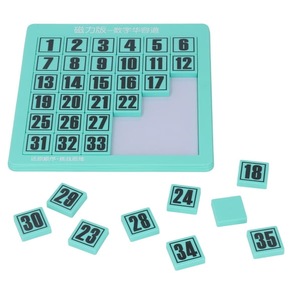 Numbers Sliding Puzzle Board, Endless Challenge Fun Sliding Puzzle Math Toy Keep Attention For School Use For Kids