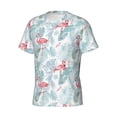 thumbnail image 3 of Rocae Tropical Flamingo for Men's Moisture-Wicking Crew Tee - T-Shirt for Sports, Outdoor Activities, and Casual WearX-Large, 3 of 9