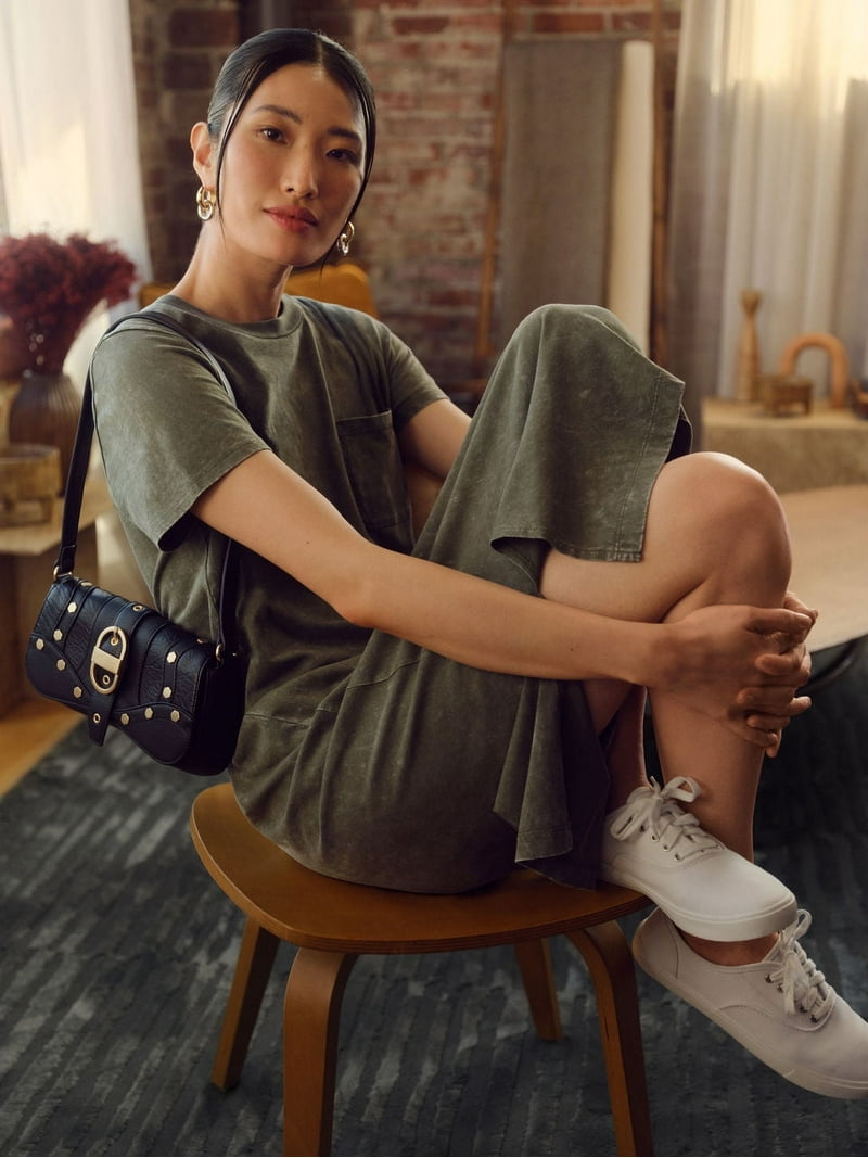 Jessica Simpson Women's Courtney Faux Leather Flap Shoulder