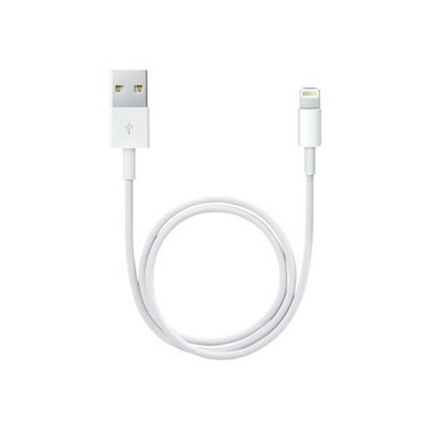 Destino brillante fenómeno Apple Lightning to USB Cable in White (0.5 m) - Walmart.com