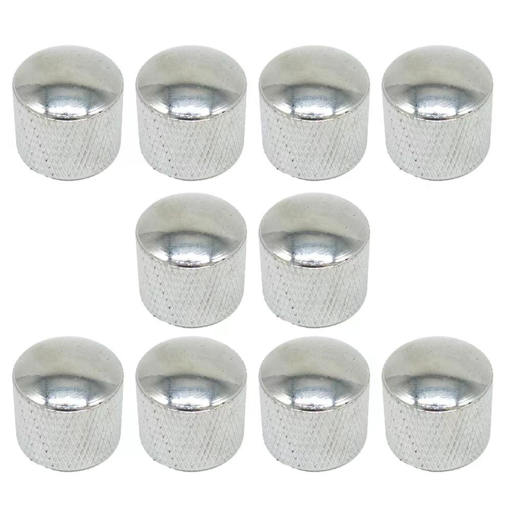 US 10-20 Pc Forge Nickel Flat-Top Barrel Knobs Telecaster Metal Guitar Precision