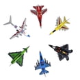 thumbnail image 3 of QualitChoice Exclusive Aircraft Toys 164 Scale Alloy Airplane Model Set Colorful Item Home Decoration 1 Green Model 1 Red Model., 3 of 6