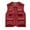 Red, variant on jjayotai Mens Coat Jacket Clearance Men's Sleeveless Work Clothes Jacket Solid Color Stand Collar Multiple Pockets Outdoor Sports Photography Leisure Vest Coat