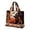 B, variant on Ktlvex Vintage Quilted Halloween Tote Bag, Halloween Pattern Shoulder Handbag, Large Capacity Holiday Shopping Bag for Halloween Party Daily Use(E)