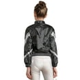 thumbnail image 2 of Linjinx Kids Girls Shiny Metallic Hip Hop Jazz Disco Bomber Jacket Dancing Show Fancy Party Dress Up Black 12, 2 of 7
