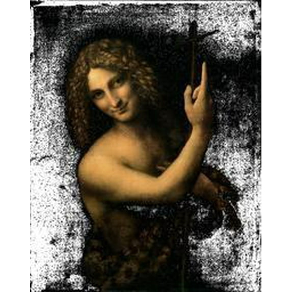 Da Vinci "St. John the Baptist" (1513) Glossy Poster