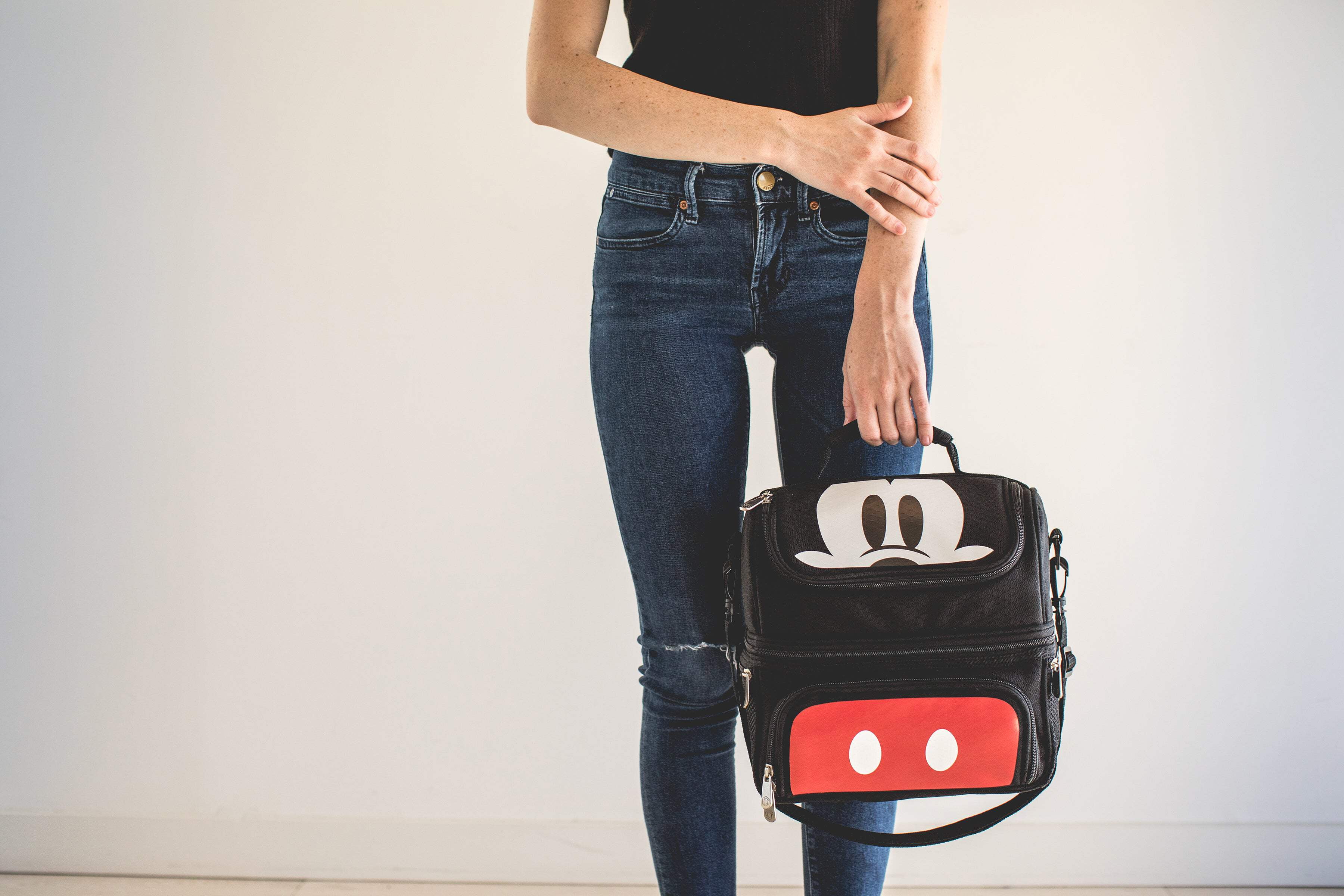 Picnic Time Mickey Mouse - Pranzo Lunch Cooler Bag, (Black)