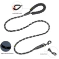 thumbnail image 3 of Reflective Dog Leash 1.5m Nylon Dogs Leash Comfortable Padded Handle Outdoor Walking Small Medium Large Dog Accessories Supplies (Black), 3 of 7