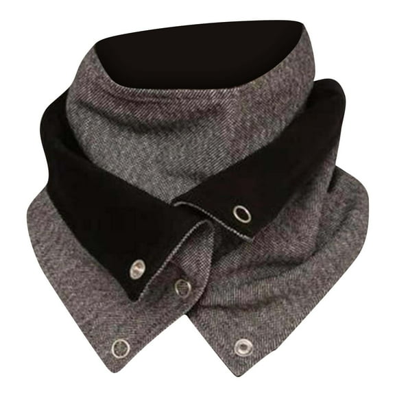 Aoochasliy Winter Scarfs Christmas Clothes Trendy Men Printing Button Soft Wrap Casual Warm Scarves Shawls Scarf