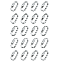 1/8" Quick Link, 20 Piece, Zinc, UPC Tagged, Peerless Chain #4421040