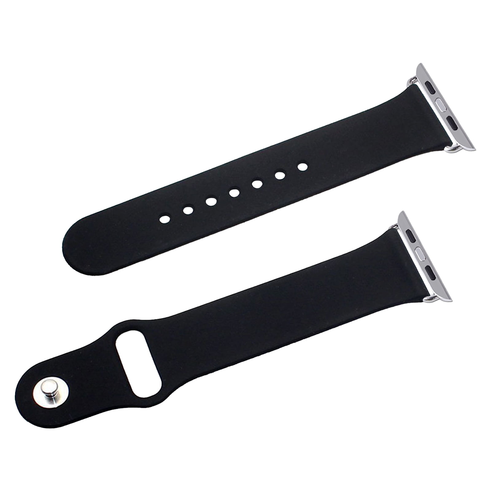 Silicone Wrist Band for Apple Watch 38mm Black