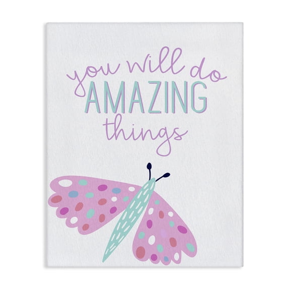 Stupell Industries Modern You Will Do Amazing Things Canvas Art, 16 x 20, by Kim Allen