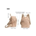 thumbnail image 5 of Gustave Mini Backpack Purse for Women Nylon Lightweight Small Daypack Backpacks Water-Resistant Casual Travel Shoulder Bag Bookbag with Anti-theft Pocket, Green, 5 of 9