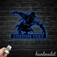 thumbnail image 3 of Handmadetneonsign Ninja Metal Wall Art Light, Ninja Metal Sign Wall Decor, Ninja Metal Decor, 3 of 5