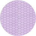 thumbnail image 1 of Ahgly Company Machine Washable Indoor Round Transitional Orchid Purple Area Rugs, 5' Round, 1 of 7