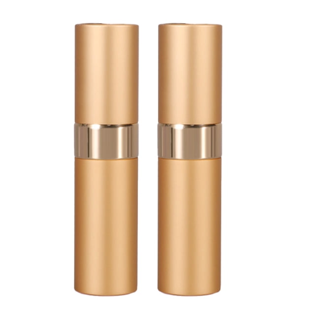 Botella de perfume de 2 piezas de 8 ml, botella de perfume de viaje portátil