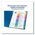 thumbnail image 2 of "Customizable Table Of Contents Ready Index Multicolor Dividers, 12-Tab, Jan. To Dec., 11 X 8.5, 6 Sets | Bundle of 10 Packs", 2 of 7