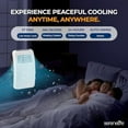 thumbnail image 5 of SereneLife SLPAC8 - 8,000 BTU Portable Air Conditioner with Dehumidifier and Fan Modes, 5 of 7