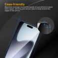 thumbnail image 4 of JP 3 Pack Screen Protector & 3 Pack Camera Lens Protector for iPhone 17, with 9H Hardness, Anti-Fingerprint, Scratch Resistant, Easy to Install & Case Friendly Design, 4 of 7