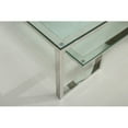 thumbnail image 2 of Modrest Topaz Modern Glass Coffee Table-Color:Chrome,Finish:Glass,Shape_:Square, 2 of 2