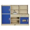Colorful Essentials 4-in-1 Play Kitchen - Maple/Blue