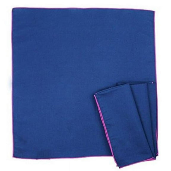 Calyz for Global Goods Partners Serge Stitch Navy Napkins, Set of 4
