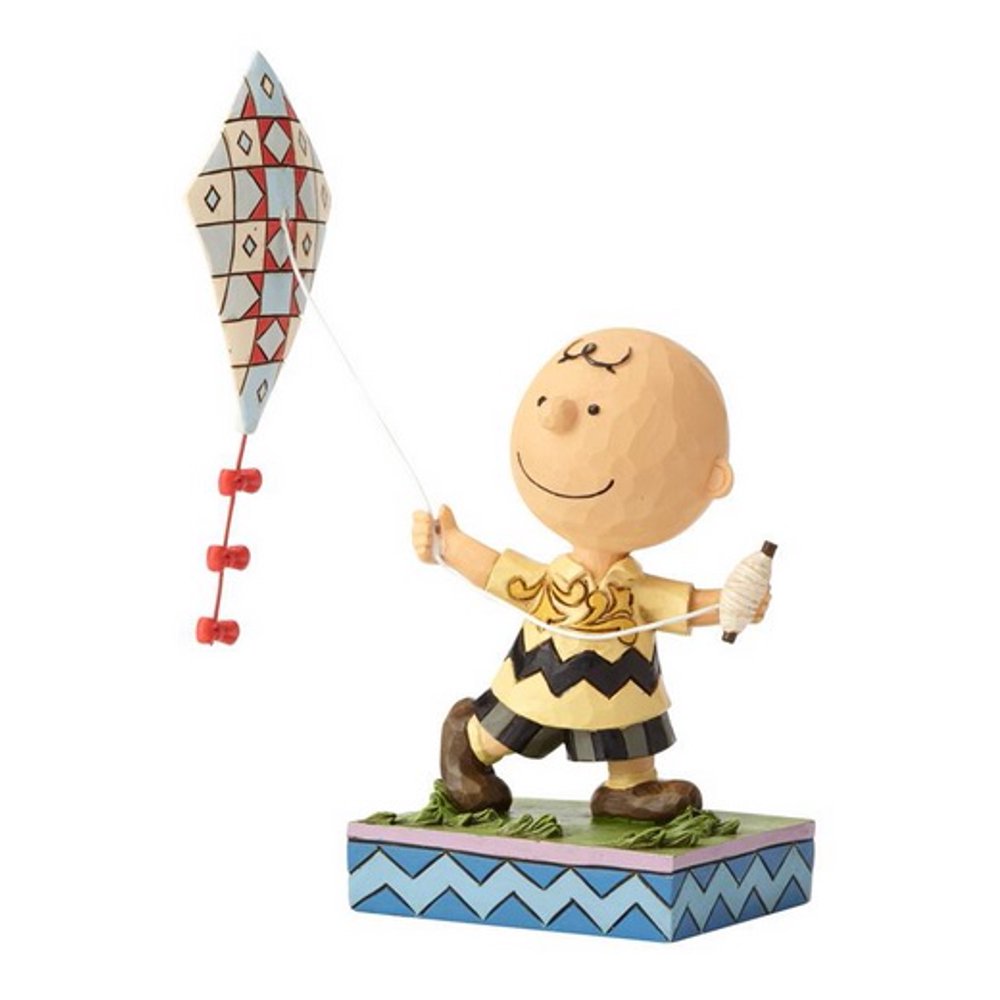 Peanuts Jim Shore Charlie Brown Flying Kite Figurine 6001293 Walmart
