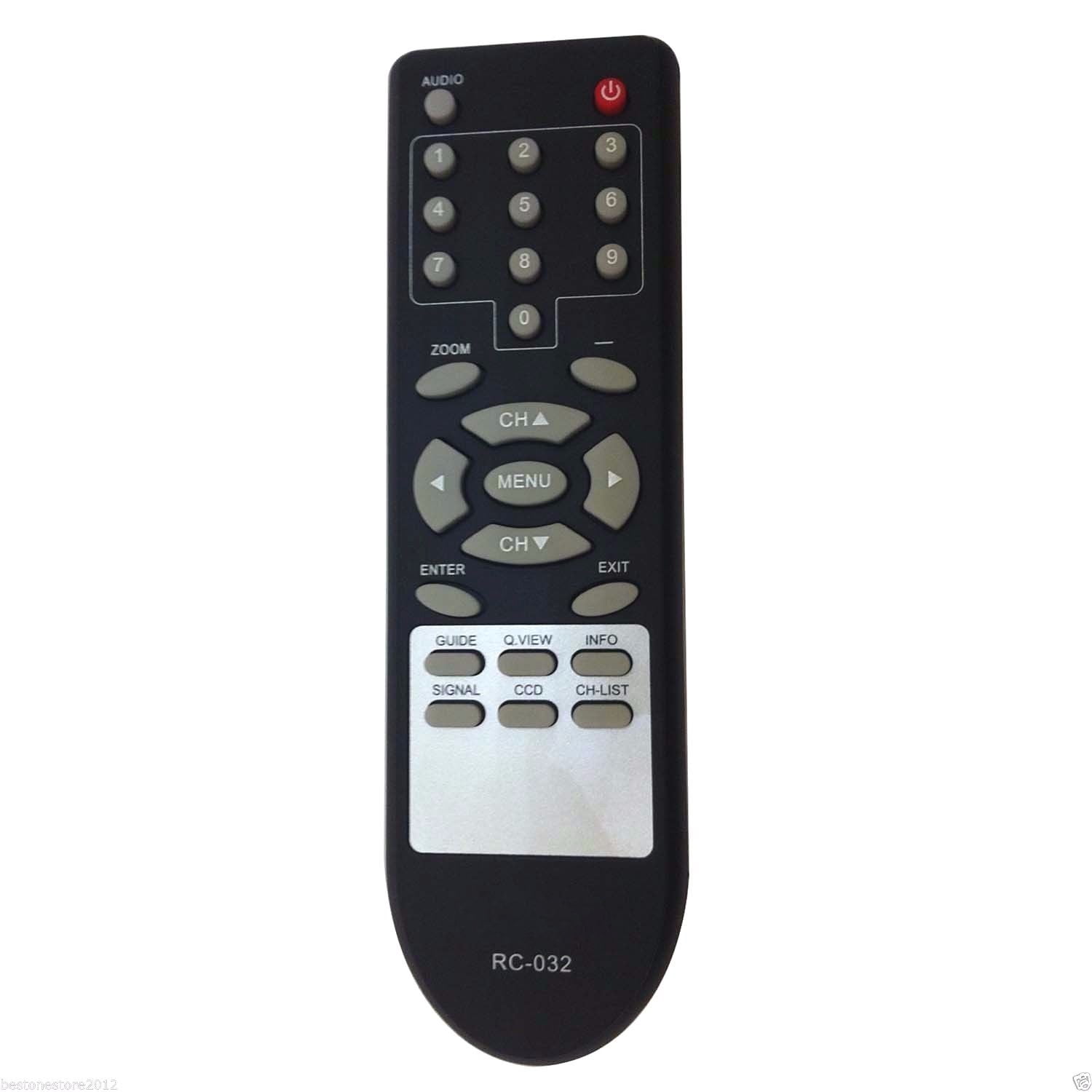 New Converter box Remote RC032 RC032 for COBY Digital Converter Box
