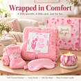 thumbnail image 4 of Vonieion 17Pcs Birthday Gifts for Women,Relaxing Spa Basket with 40 oz Tumbler,Headband and Flannel Blanket,Care Gifts Set for Her Mom Sister Best Friend Wife,Mother's Day,Christmas Gifts,Pink, 4 of 6
