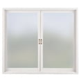 thumbnail image 1 of Queilt Reeded Glass Window Film: Privacy Window Film Non-Adhesive Window Privacy Film Sun Blocking Window Film Heat Control UV Blocking for Home, 17.5 x 78.7 inches, 1 of 5