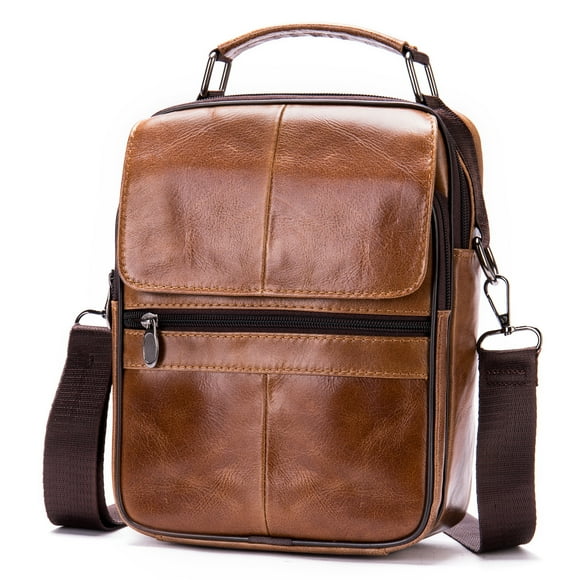 Shoulder Bag for Men Crossbody Bag Men's Leather Bag Genuine Leather Handbag Men's Messenger Bag Satchel Business Bag for Men