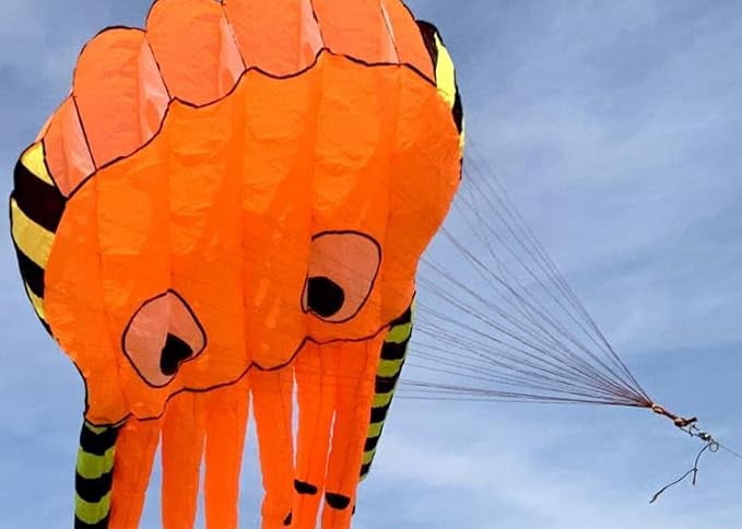 8M Kites Professional Giant Power Kites for Adults Octopus Kite